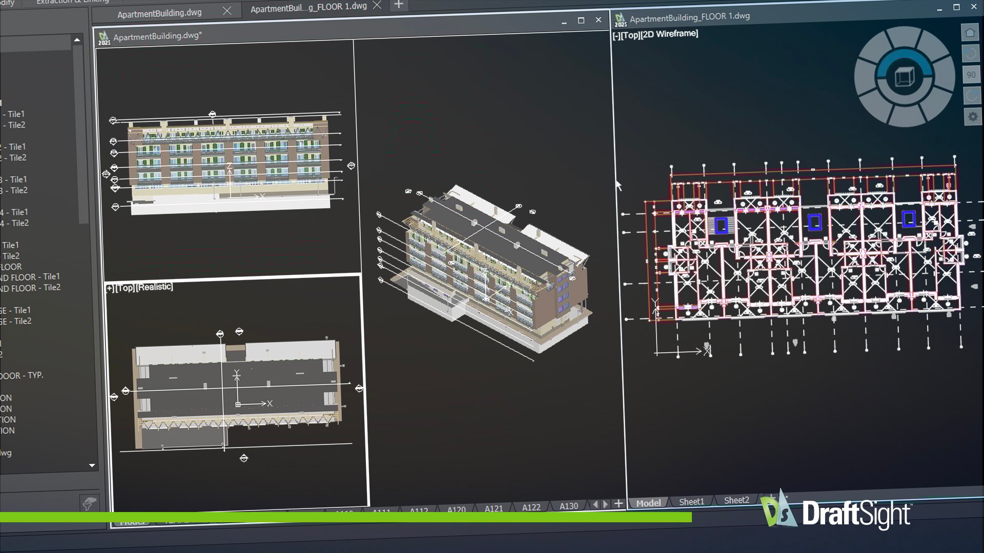 DraftSight BIM-Optimizuota pateiktis